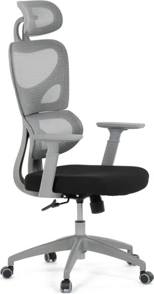 Kancelárska stolička sivá KA-K2081 GREY