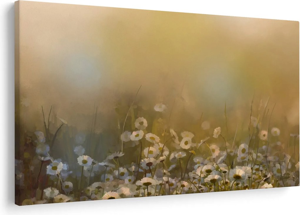 Obraz - Olejomaľba sedmokrások (90x60 cm)