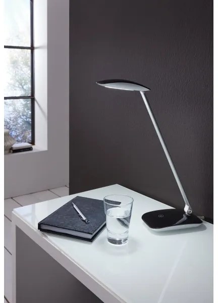 Eglo 95696 - LED stolná lampa CAJERO 1xLED/4,5W/USB