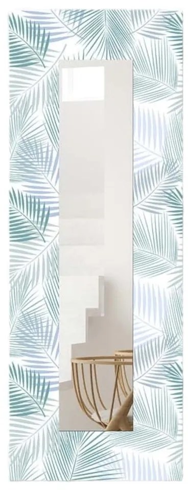 Nástenné zrkadlo s dreveným rámom 40x120 cm - Wallity