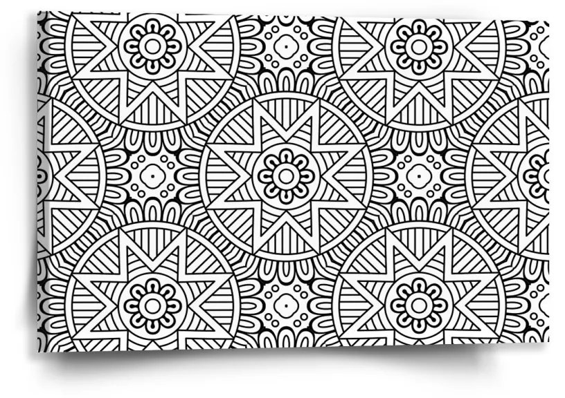 Sablio Obraz Hviezdy mehendi - 60x40 cm