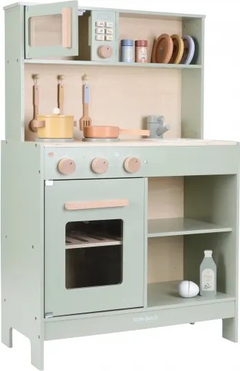 Little Dutch Drevená kuchynka s mikrovlnkou