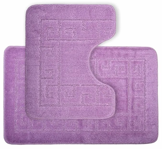 Kúpeľňové predložky set 2 kusov Lia fialové EMI