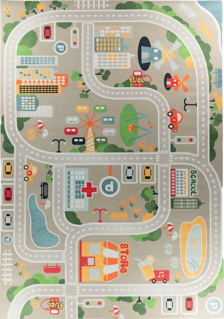 TA Koberec KIDS-46 KRYŠTÁLOVÁ POTLAČ Rozmer: 140x200 cm