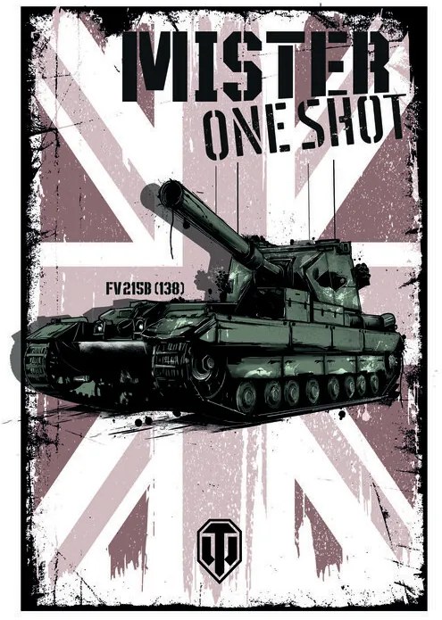 Ilustrácia World of Tanks - Mister One Shot, WOT