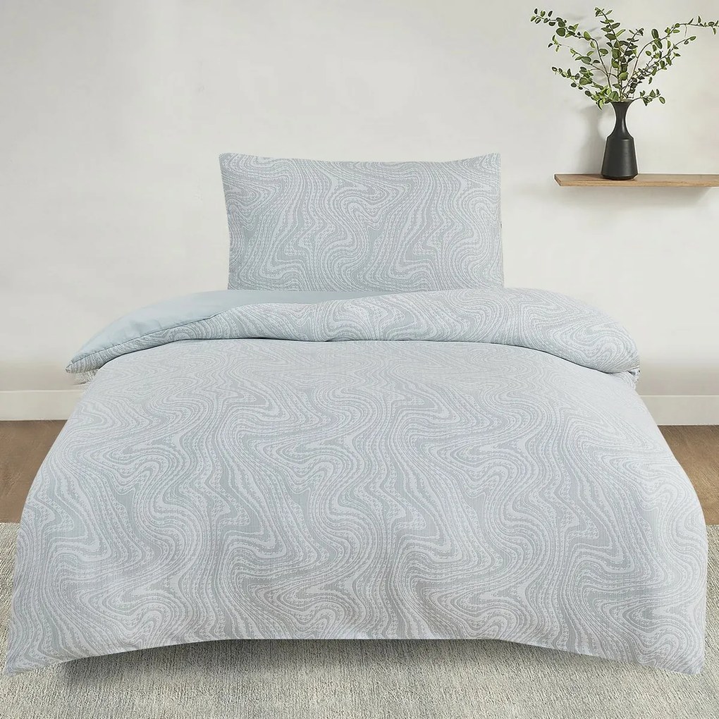 Žakárové obliečky Colorado zelená, 140 x 200 cm, 70 x 90 cm