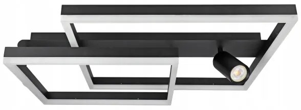 LED stropné svietidlo LED/38W/230V + 1xGU10/30W čierne