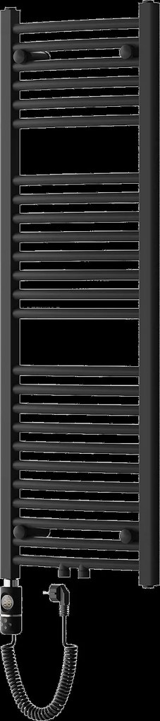 Mexen Ares, elektrické vykurovacie teleso 1200x400 mm + vykurovacia tyč 600 W, čierna, W102-1200-400-2600-70