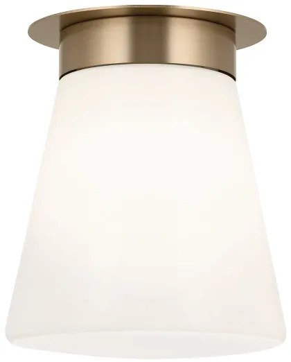 Kichler KL-ALBERS-F-T-CPZ-Stropné svietidlo ALBERS 1xE27/40W/230V, priemer 21,6 cm, bronz