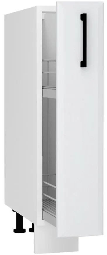 Skrinka do kuchyne Irma D15 Cargo + kôš Svetlo šedá Mat