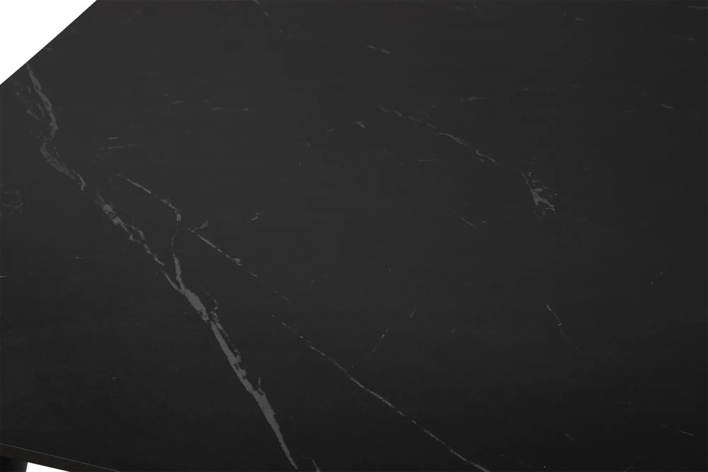 Noela Jedálenský stôl s keramickou doskou v dekore čierneho mramoru CERAMON 120