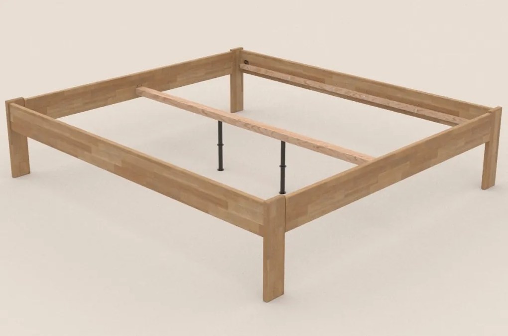 Posteľ Tema Futon 180x200 cm, prírodný buk