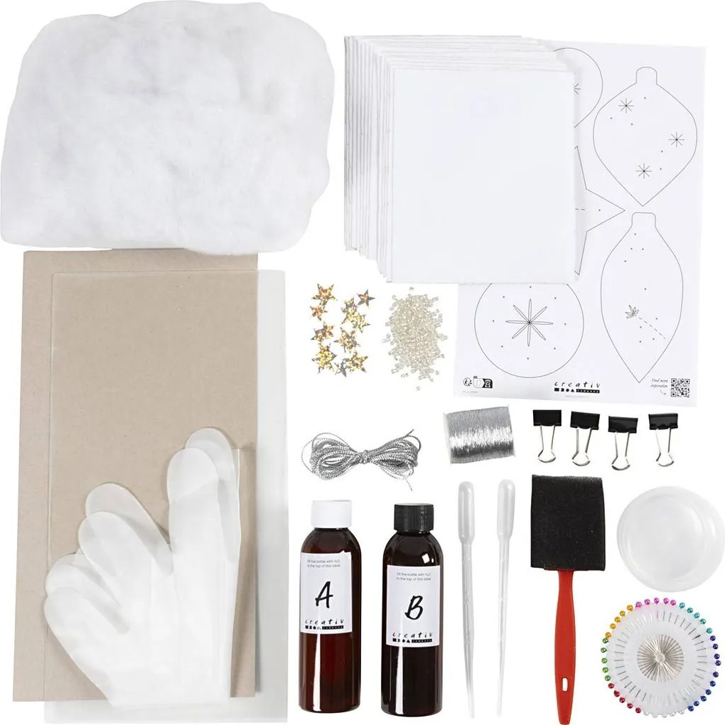 Kreatívna sada Kyanotypia, vianočné ozdoby