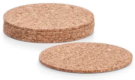 Zeller podtácky okrúhle korok 9,5 cm 6 ks