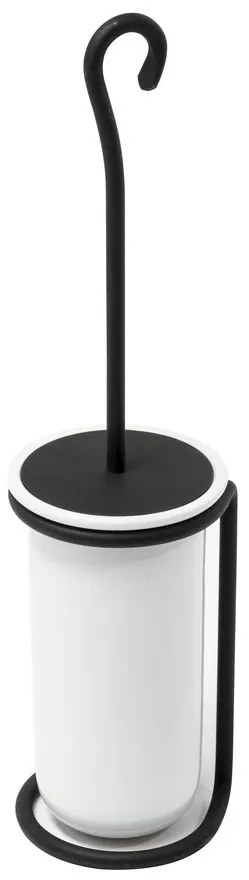 Sapho, REBECCA WC kefa na postavenie, čierna/keramika, CC010