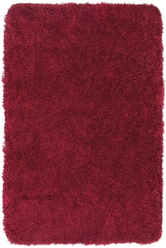 Červená kúpeľňová predložka Wenko Mélange, 65 × 55 cm