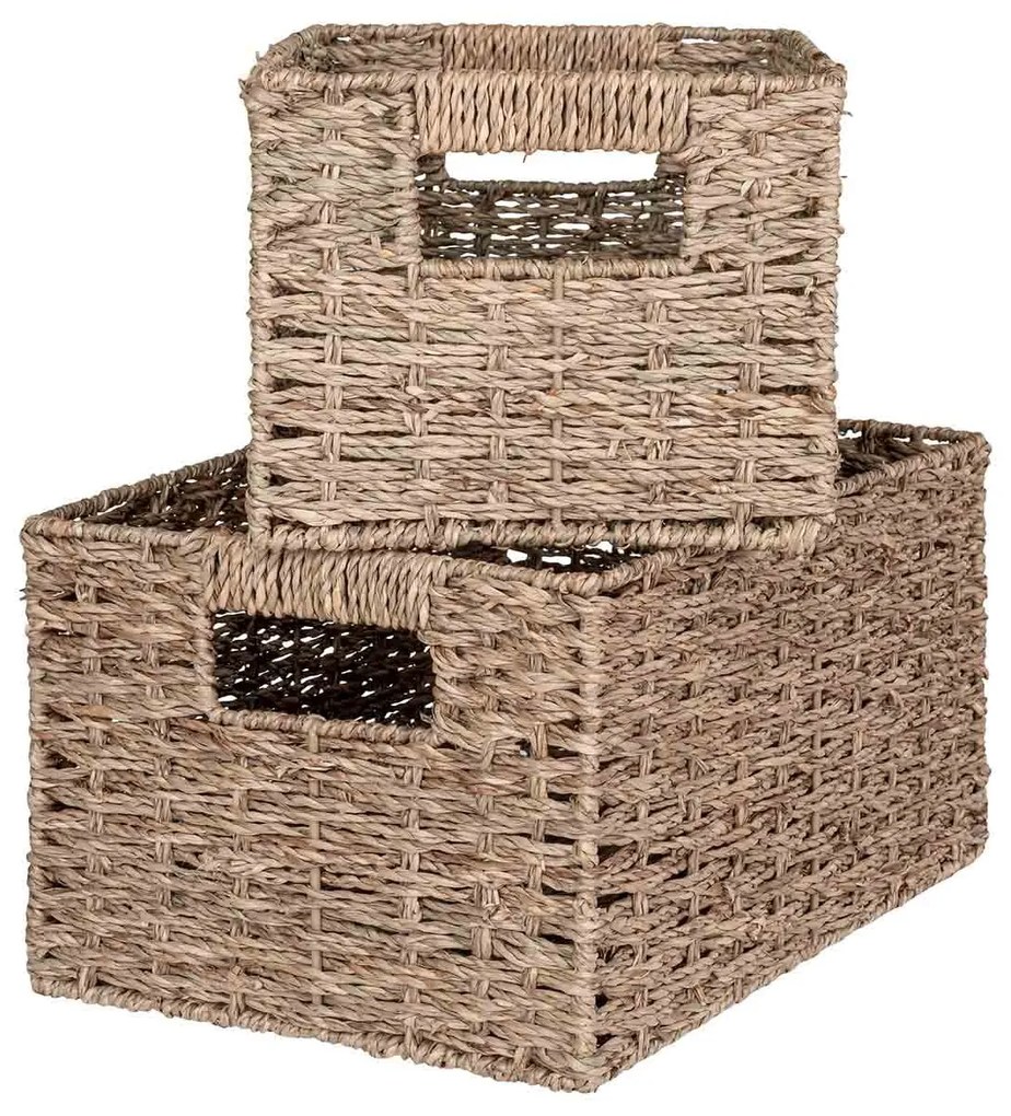 Sada 2 ks Úložné koše Venoso 30-35 × 20-24 × 30-35 cm