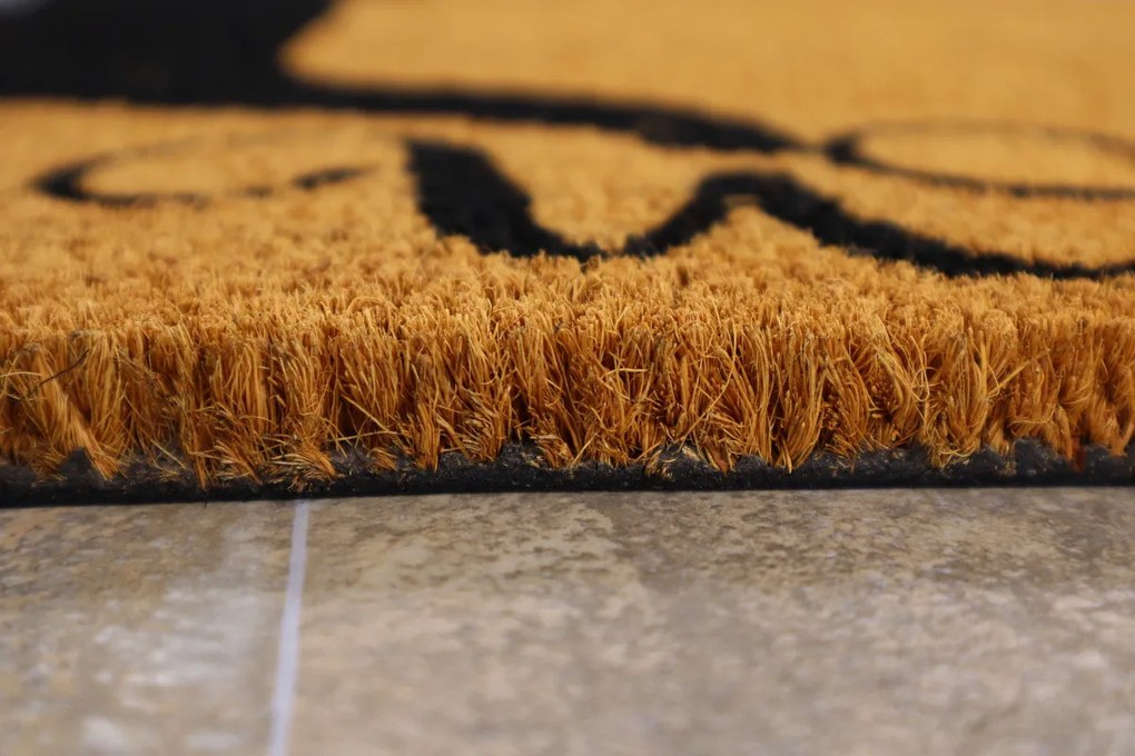 Trade Concept, Rohožka Kokos Welcome Mačka - na von aj na doma, 40x60, hnedá, chodba / predsieň