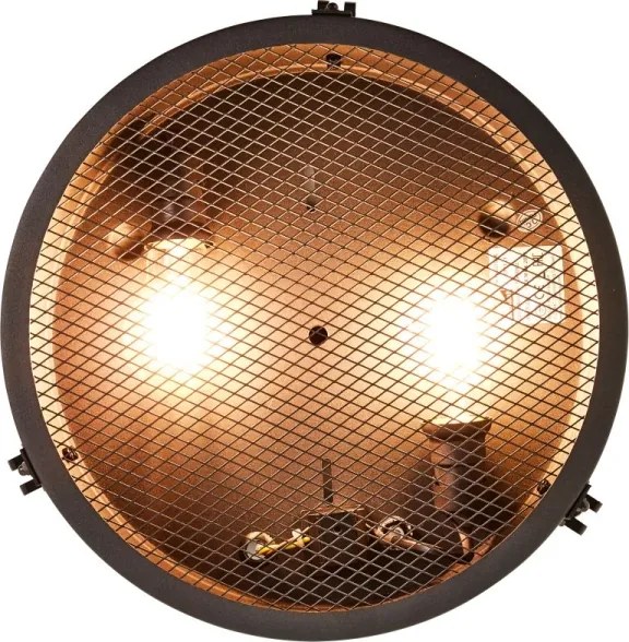 Brilliant - Stropné svietidlo ZOIS 2xE27/28W/230V pr. 34 cm čierna
