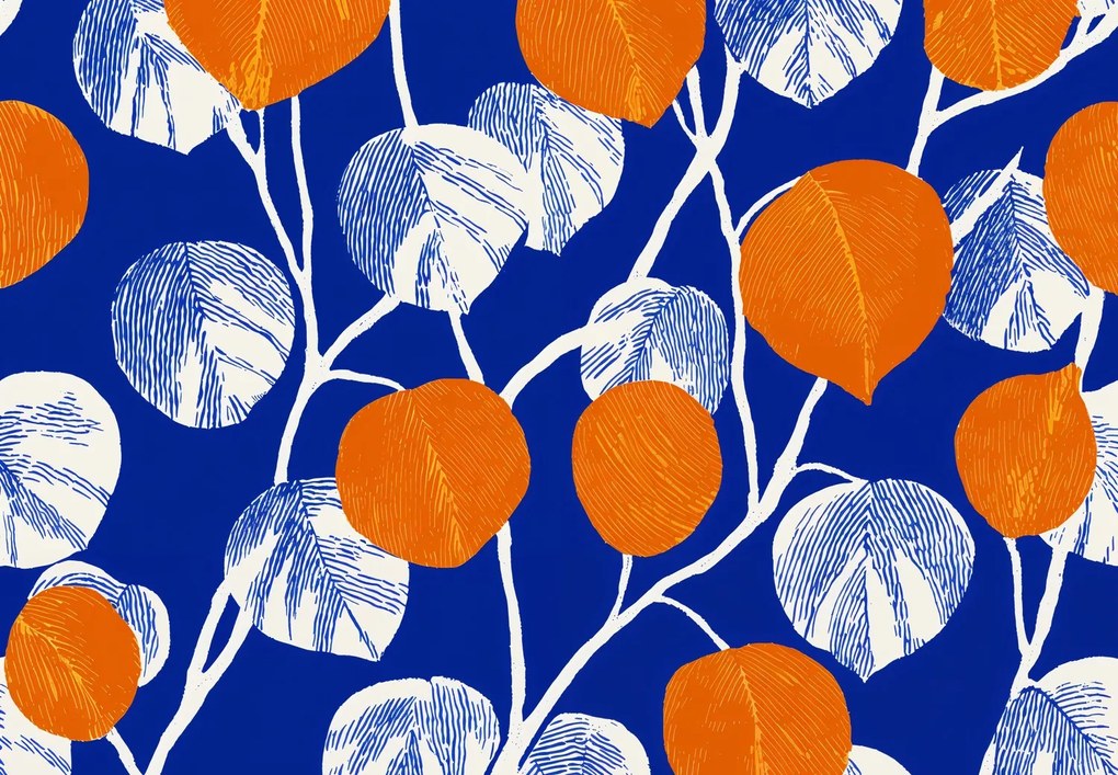 Fototapeta - Moderné listy (147x102 cm)