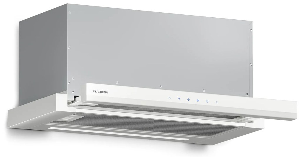 Klarstein Velaire výsuvný digestor 60 cm, Elegantný, minimalistický, výkonný, EEC A++, 896 m³/h