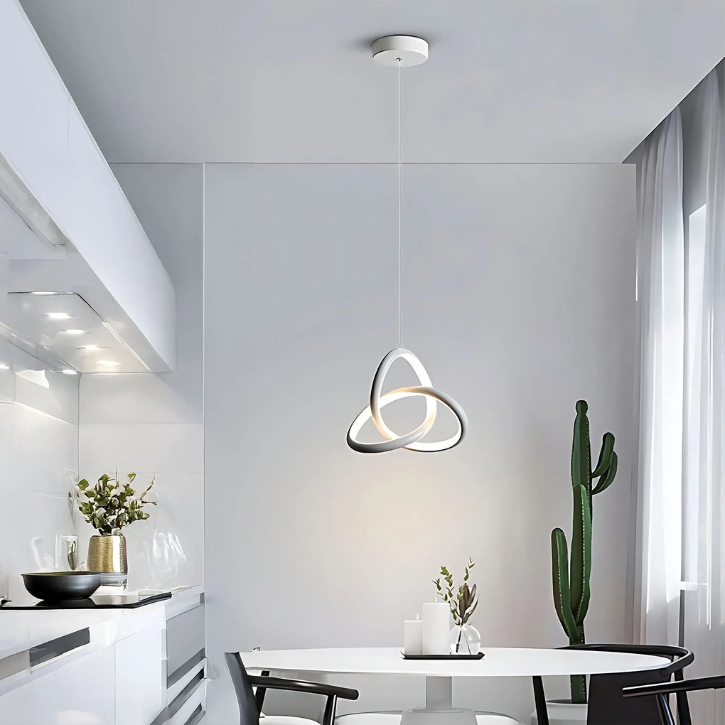 Toolight Toolight, LED závesné osvetlenie 13W, 500lm, 4000K, APP1783-CP, biela, OSW-08969