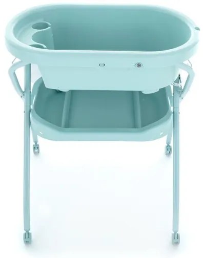 PETITE&MARS - Prebaľovací pult s vaničkou SPA 3v1 mintová