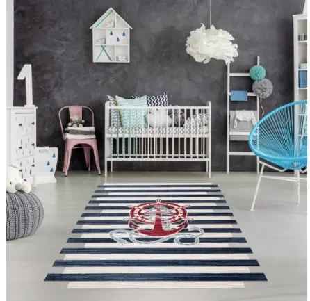 Koberec TOYS 75324 Kotva - krém / granát