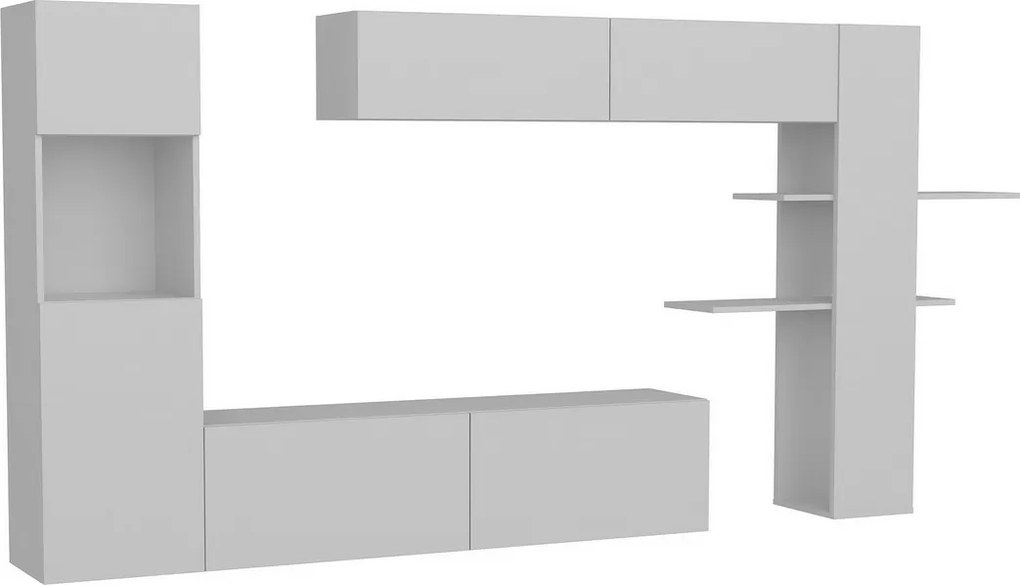 Maxi White TV nástenná jednotka