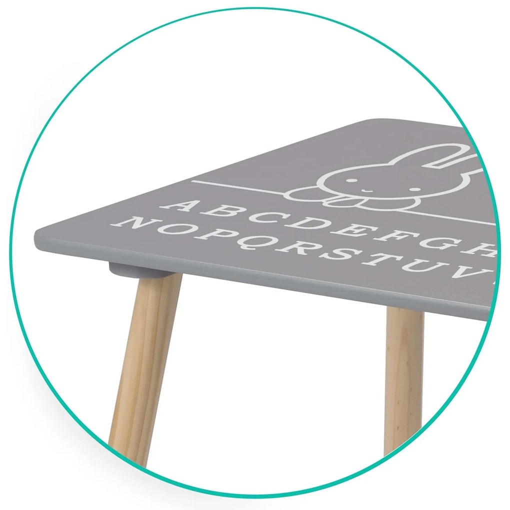 Detský stôl Bunny s dvoma stoličkami Ricokids RC-847