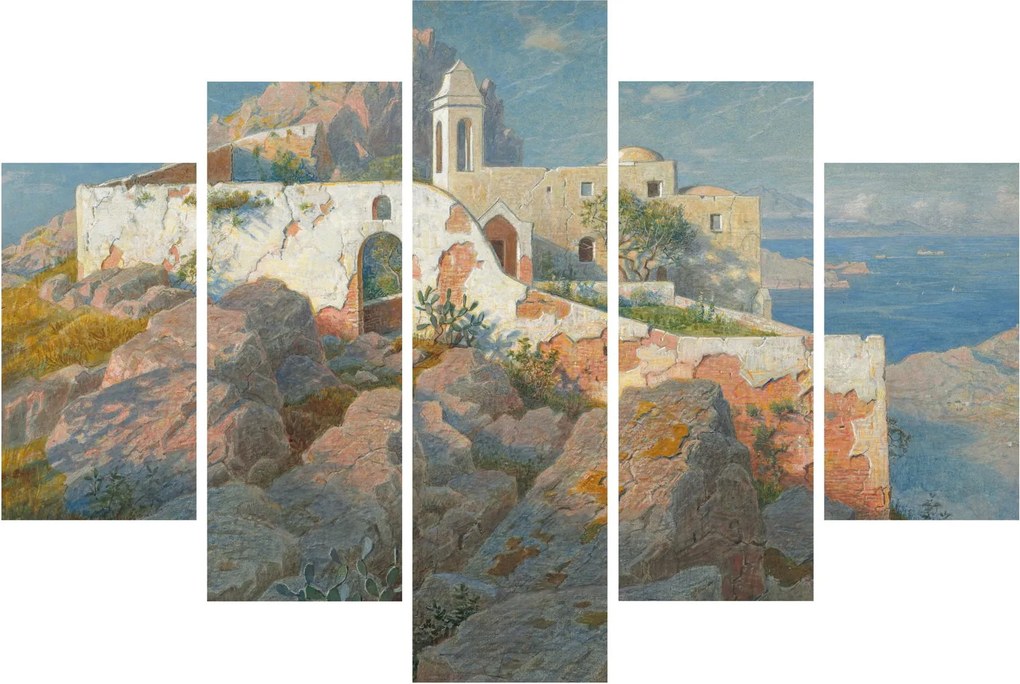 Obraz - William Stanley Haseltine, Santa Maria a Cetrella, Anacapri, reprodukcia (150x105 cm)