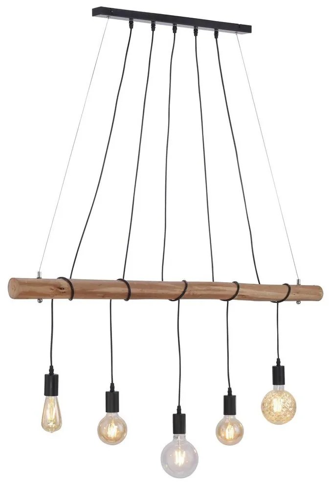 Leuchten Direkt 15515-18 - Luster na lanku DAMIAN 5xE27/60W/230V