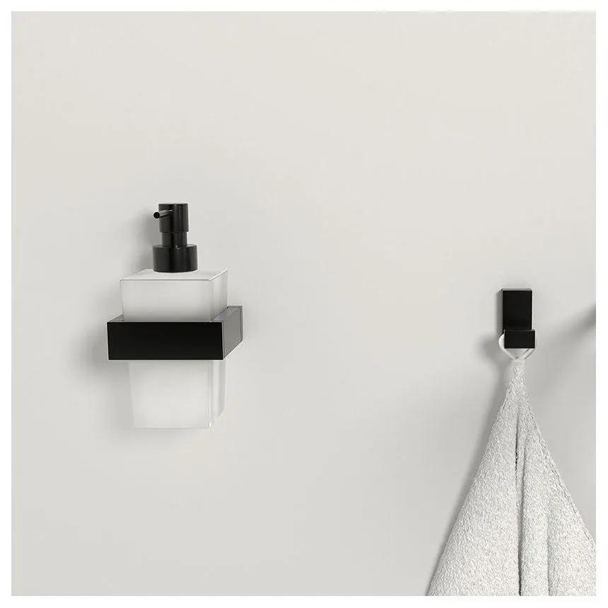 STEINBERG 460 dávkovač tekutého mydla, matná čierna/biela, 4608001S