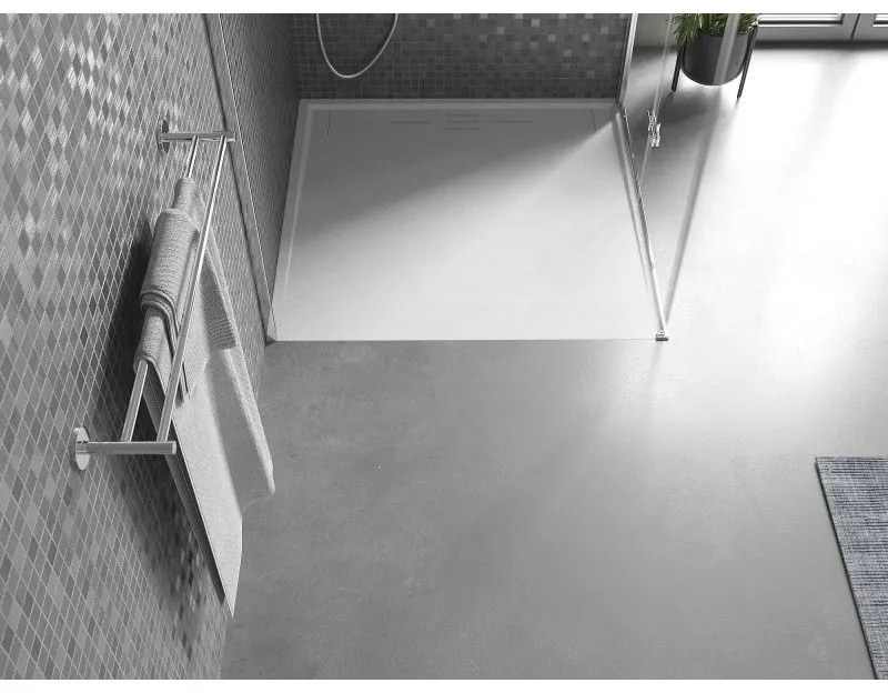 Mexen Amon, SMC štvorcová sprchová vanička 100 x 100 cm, biela, 4F101010