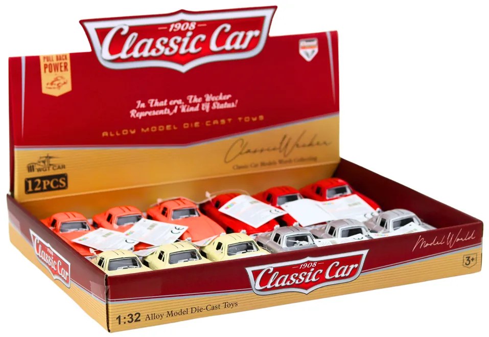 LEAN TOYS Klasické auto 1:32 kovové