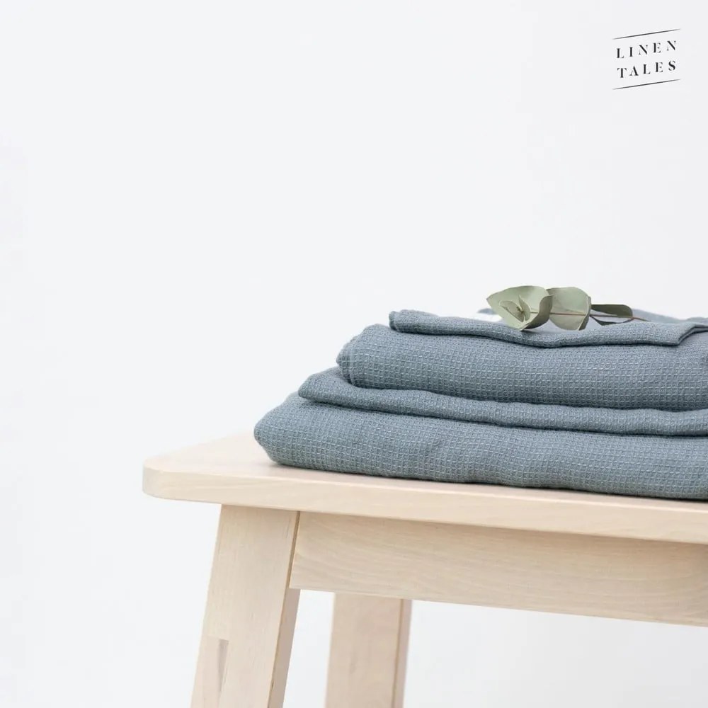 Modrý ľanový uterák 30x30 cm - Linen Tales