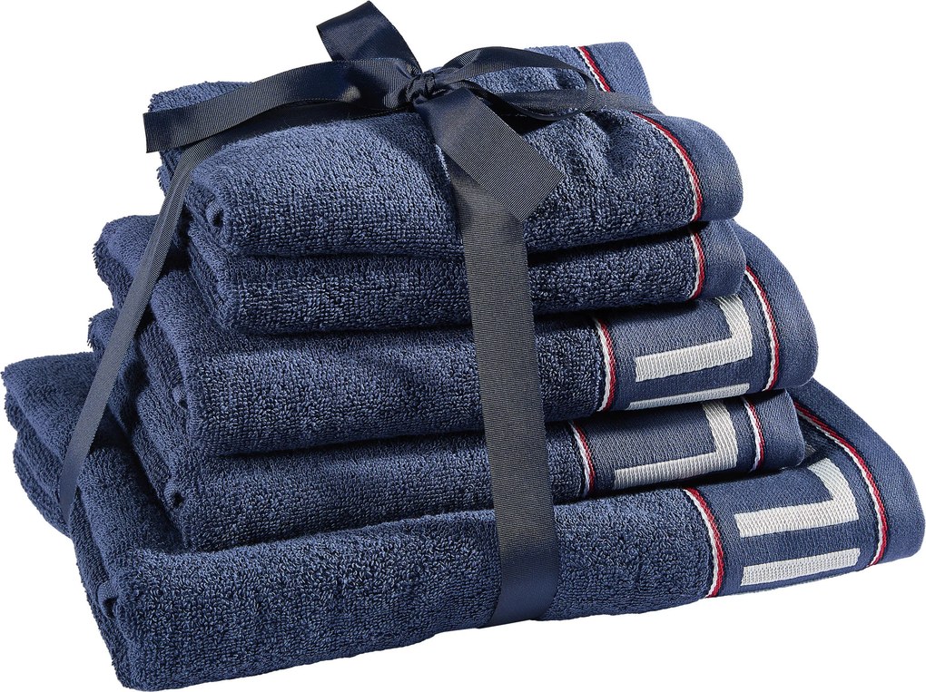 XXXLutz SADA FROTÉ UTERÁKOV, modrá Tommy Hilfiger - Kúpeľňový textil - 005639108202