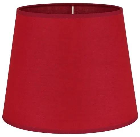 Duolla - Tienidlo k stolnej lampe CLASSIC M E27 pr. 24 cm červená