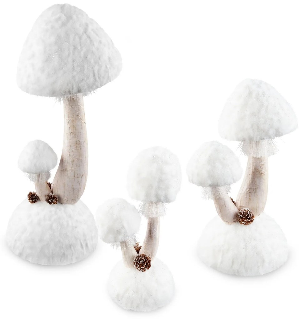DEKORAČNÁ FIGÚRKA MUSHROOM 19X16X31 CM VIACFAREBNÁ