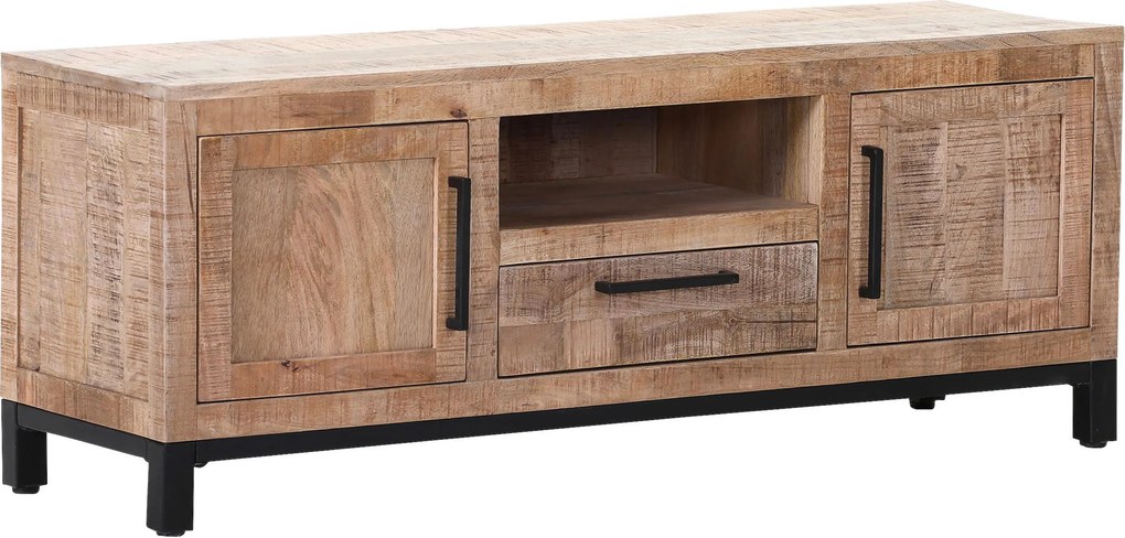 XXXLutz NÍZKA KOMODA, mangové drevo, prírodná farba, 130/50/40 cm Landscape - Komody - 002362086005