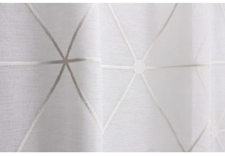 Záclona Prizma 140 x 260 cm biela
