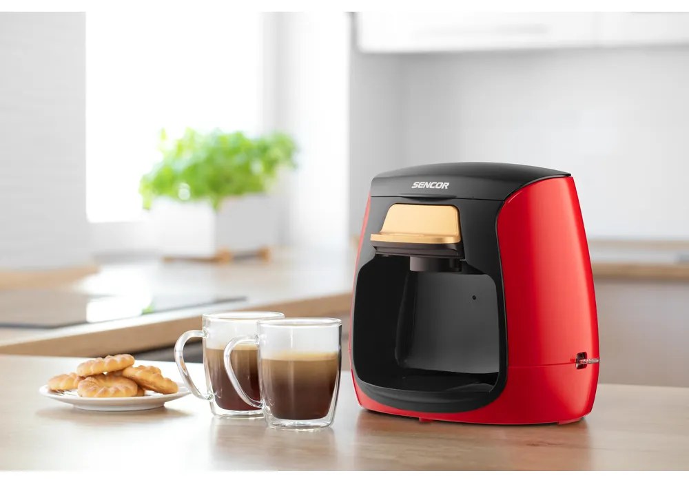 SENCOR SCE 2101RD kávovar SENC R