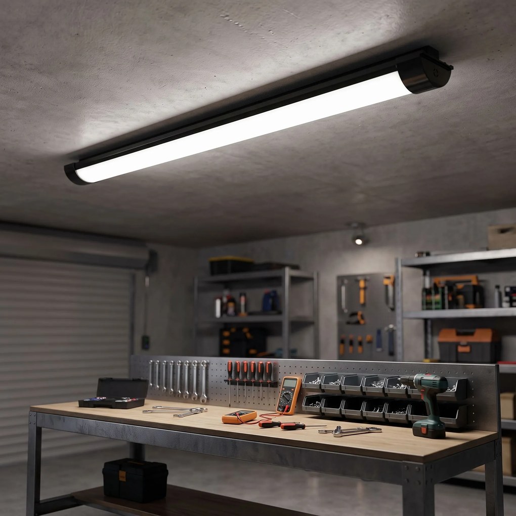 Toolight Toolight, JNH055-35N, lineárne LED svietidlo 120 cm, 36 W, 4000 K, čierna, OSW-56251