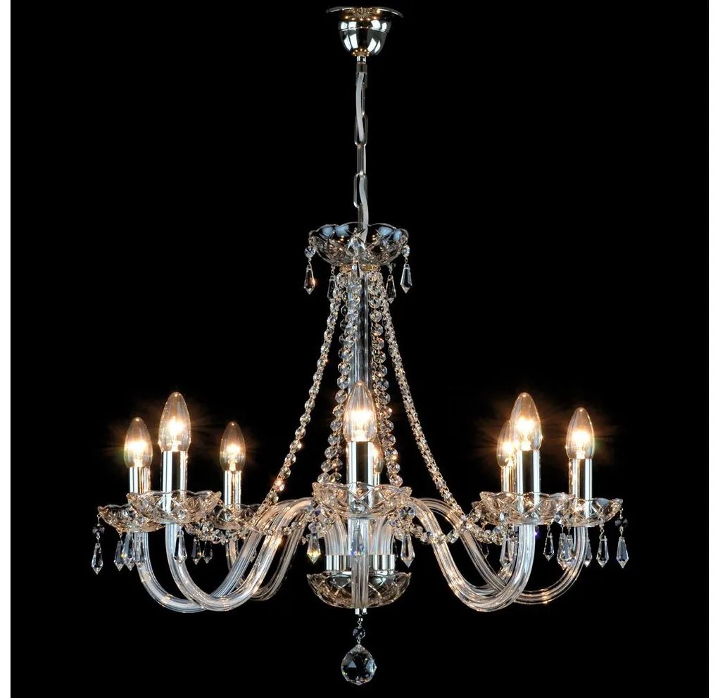 Wranovsky JWZ117082101 - Krištáľový luster na reťazi BONTON 8xE14/40W/230V