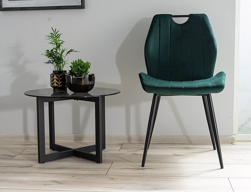 SI Stolička Arco Velvet zelená