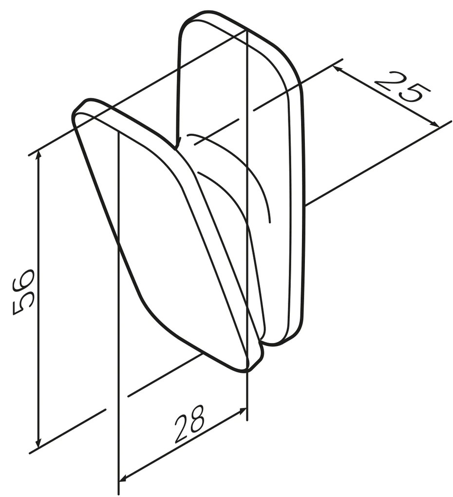 Háčik na uteráky AM.PM Inspire 2.0 AIA35500 chróm