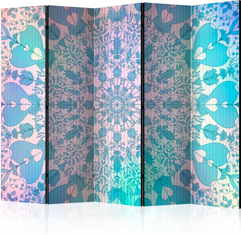 Paraván - Girly Mandala (Blue) [Room Dividers] 225x172