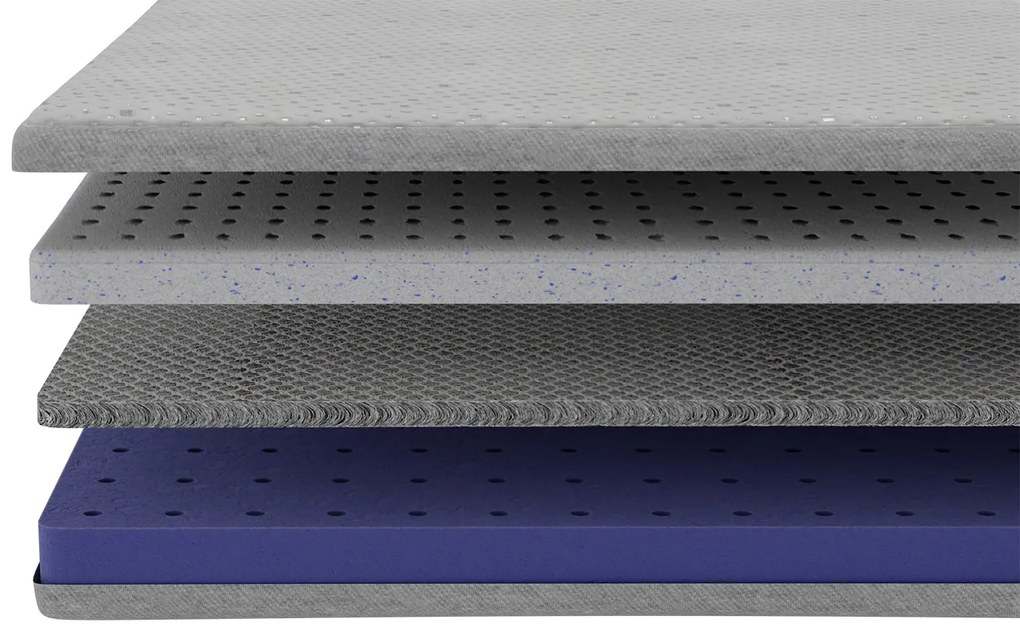 Topper s latexom a visco SPIMSI DreamSofter - 100 x 200 cm