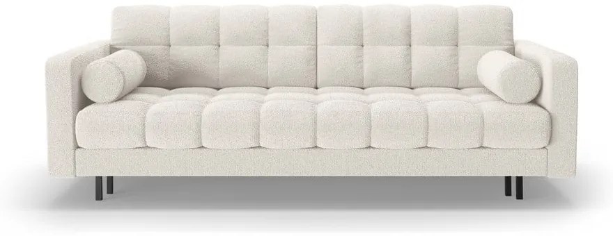 Krémová rozkladacia/s úložným priestorom pohovka z textílie buklé 222 cm Bali – Cosmopolitan Design
