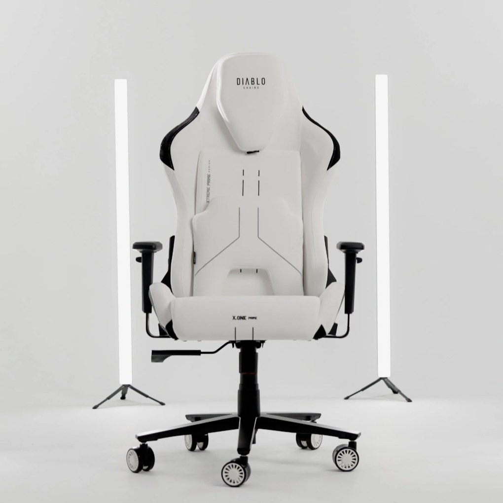 Čierne herné kreslo Diablo X.One Prime,  Normal Size, Burned Black